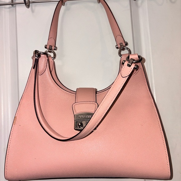 🌸 Coach Avery F37606 - Petal Pink Crossgrain Leather Shoulder Bag 🌸 - Picture 15 of 16